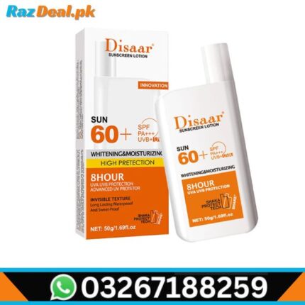 Disaar Sunscreen Lotion in Pakistan