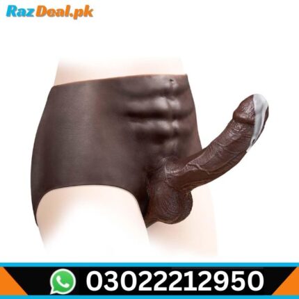 7.3-black-strap-on-dildo-with-harness-in-pakistan