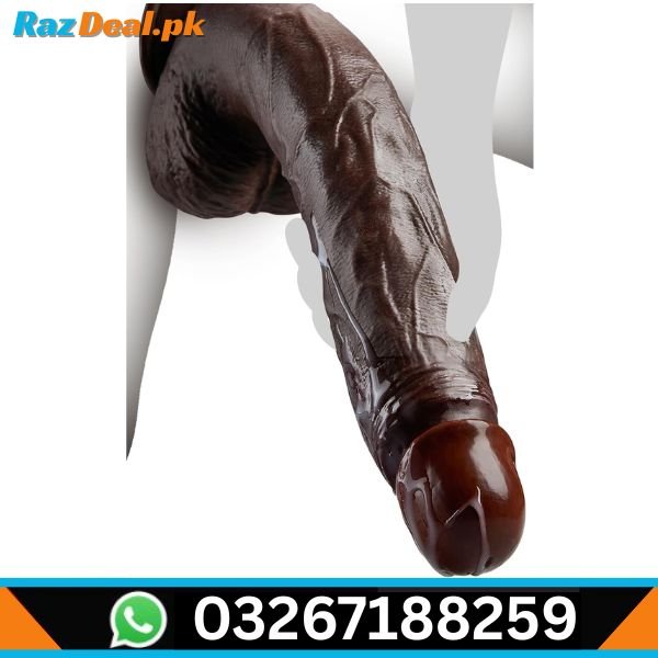 12-inch-black-realistic-dildo