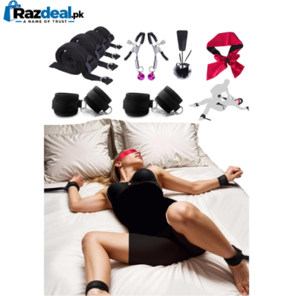 Adjustable Bed Sex Straps Bondage Set with Nipple