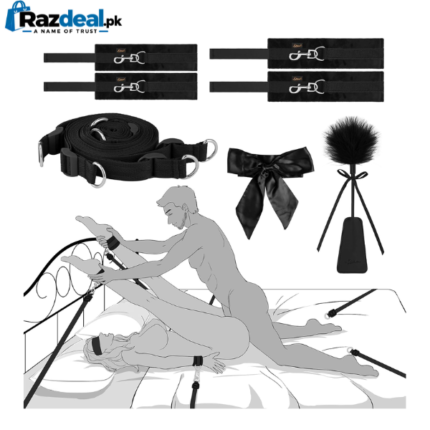 Bed Bondage BDSM Sets with Wrist Ankle Cuffs