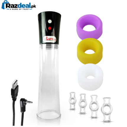 EROS Electric Penis Pump Black Head