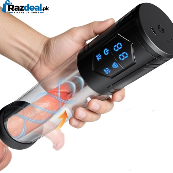 Automatic Penis Pump and Masturbator for Men